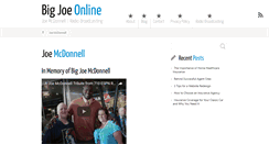 Desktop Screenshot of bigjoeonline.com